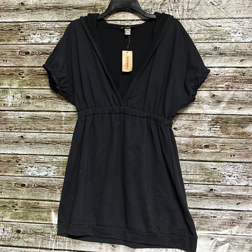 American Rag hooded black coverup